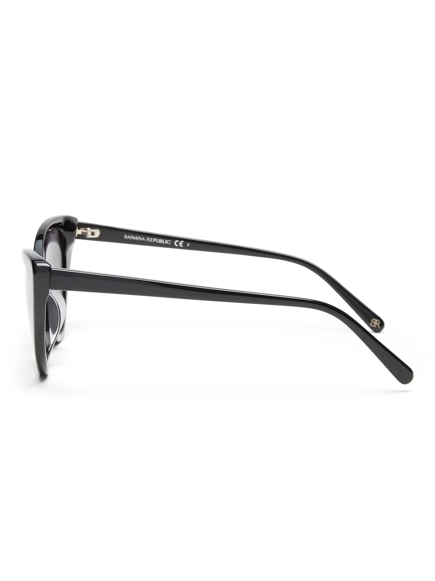 Banana Republic Wo's Halina Cat-Eye Sunglasses Black One Size