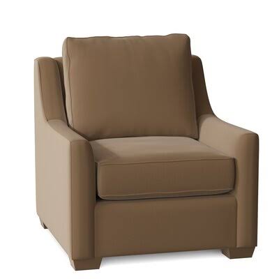 Swifton 33x22 Wide Armchair Birch Lane Body Fabric: Belsire Coffee