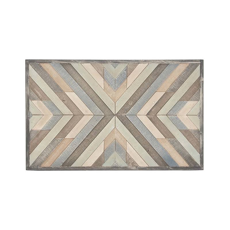 Chevron - Picture Frame Graphic Art Print on Wood