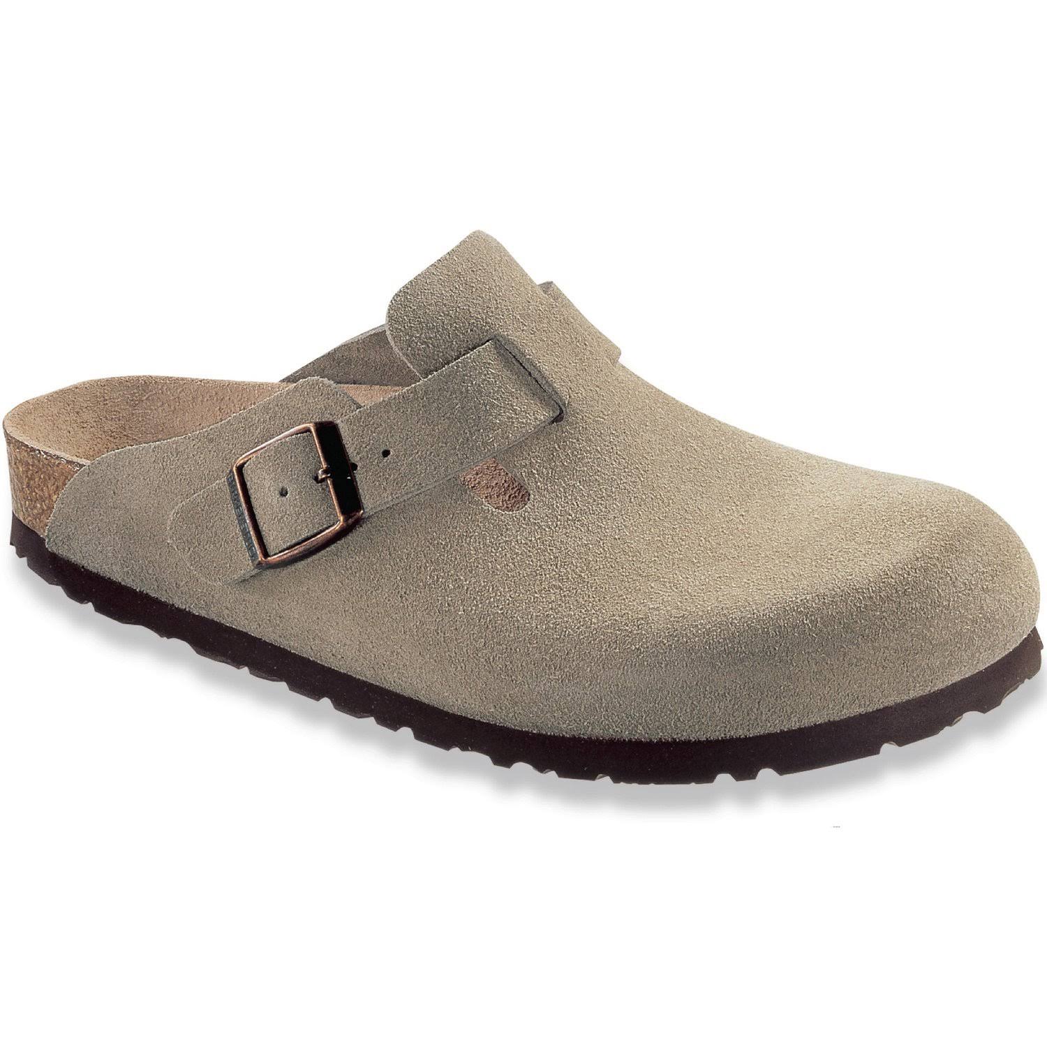 Birkenstock Boston Soft Footbed (39 Taupe Suede)