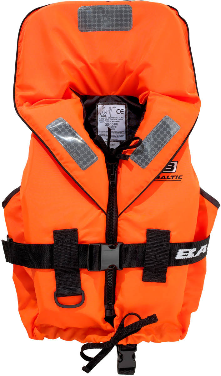 Baltic Skipper Zipped Front Baby/Junior Inherent Buoyancy Lifejacket Orange Child (15-30kg)