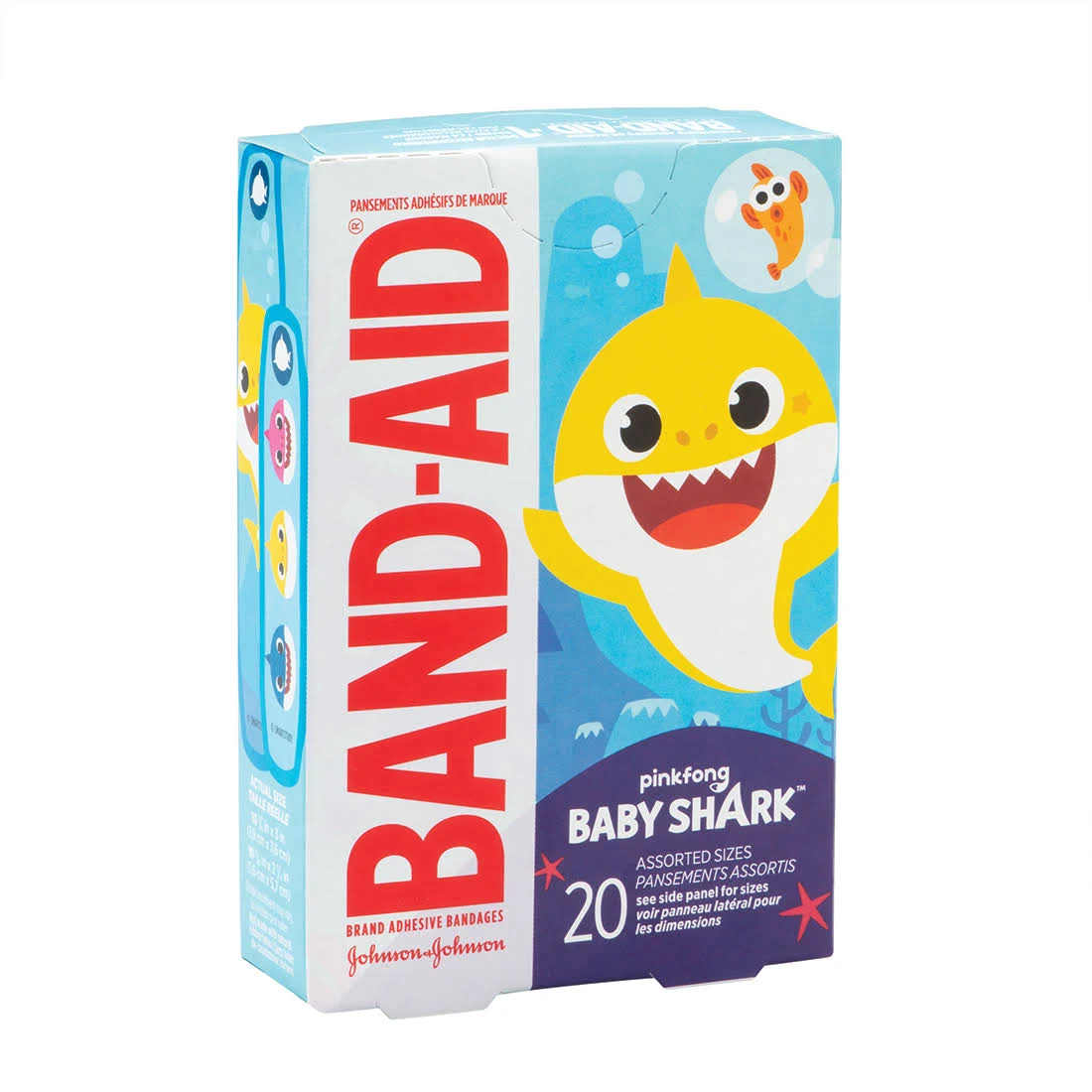 480ct Band-Aid Baby Shark Bandages - Case