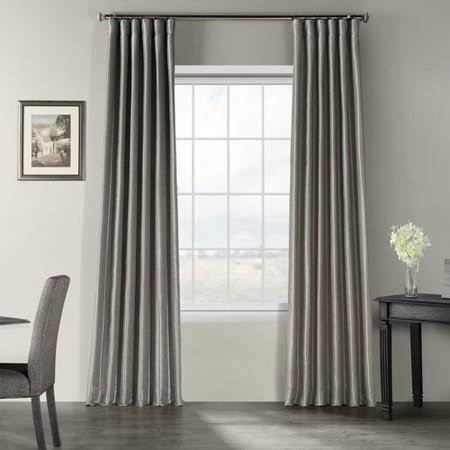 Sagunto Synthetic Room Darkening Thermal Rod Pocket Single Curtain Panel Size per Panel: 50x22 W x 96x22 L, Curtain Color: Silve