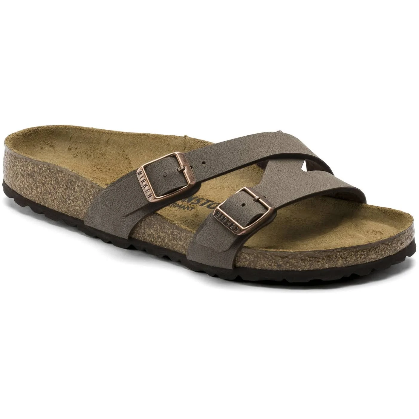 Birkenstock Women's Yao Slide - 36 Narrow - Mocha