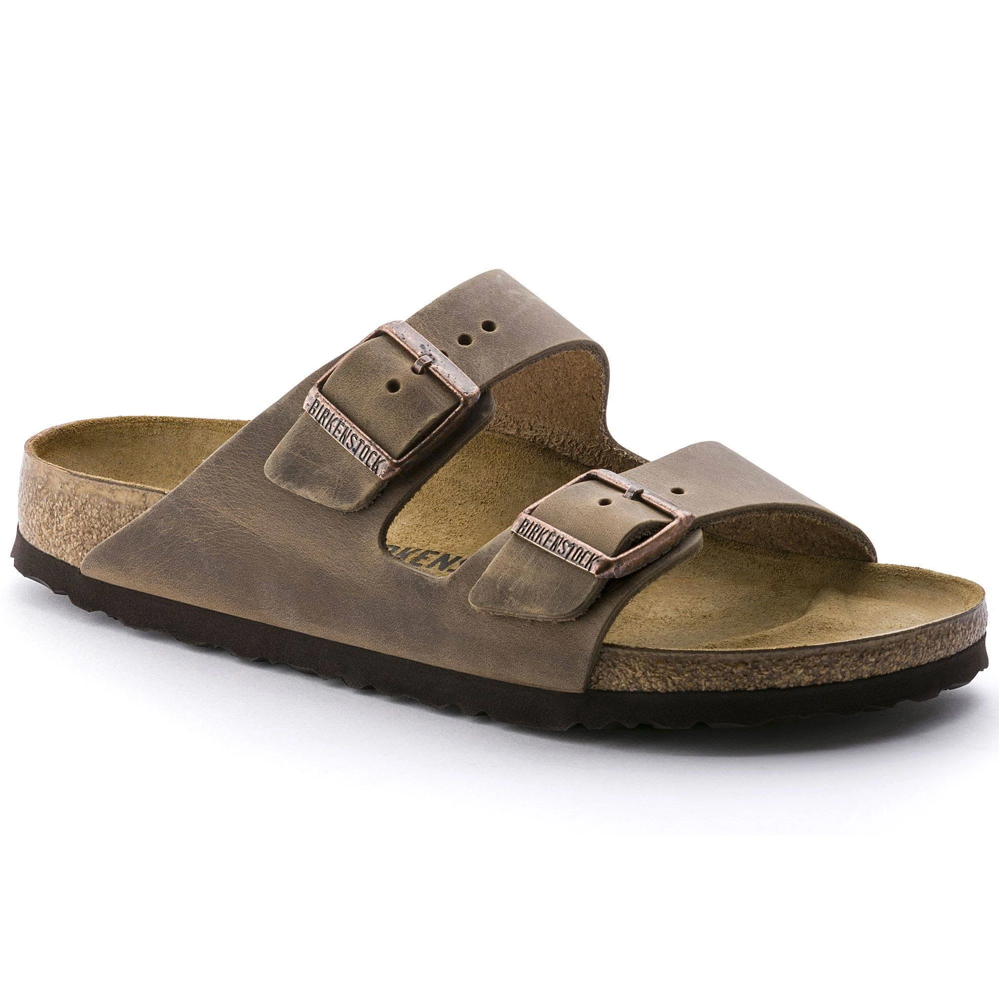 Birkenstock Arizona, Tobacco Oiled Leather Size: 44 N