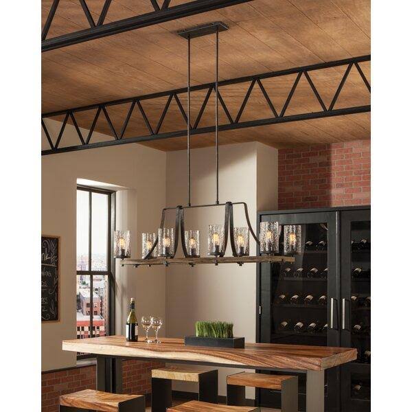Zaria 8-Light Kitchen Island Linear Pendant
