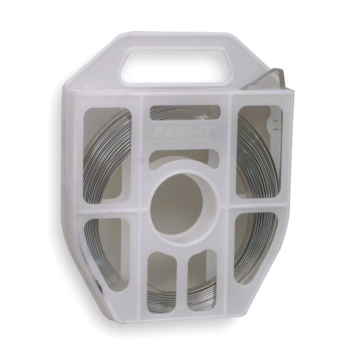 Band-It - GRC404 - Stainless Steel Band, 316 Stainless Steel, Metallic, 1/2 in Strapping Width