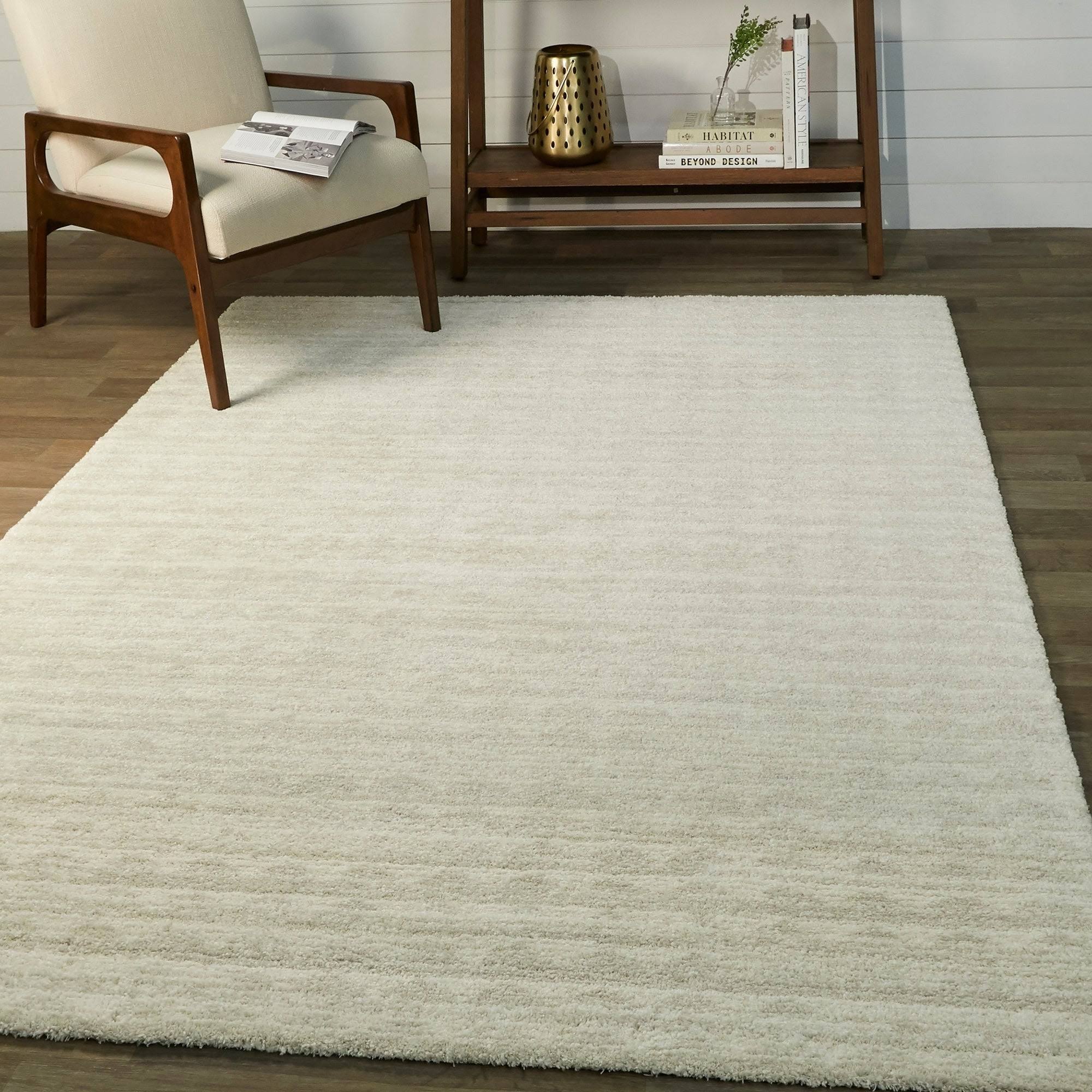 BALTA Sawyer Light Grey 8 ft. x 10 ft. Geometric Shag Area Rug