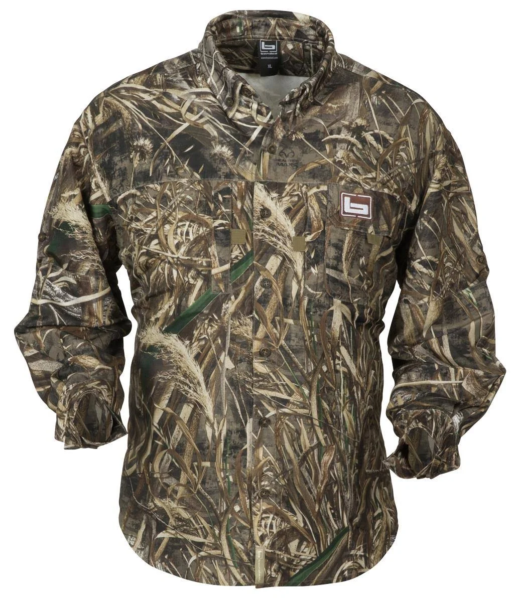 Banded Lightweight Long Sleeve Hunting Shirt, Realtree Max 5, Small