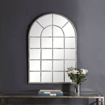 Ophelia & Co. Latona Wall Mirror, Gray