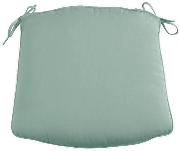 Replacement Chair Cushion - 21x18.5 Canvas Granite Sunbrella - Ballard Designs