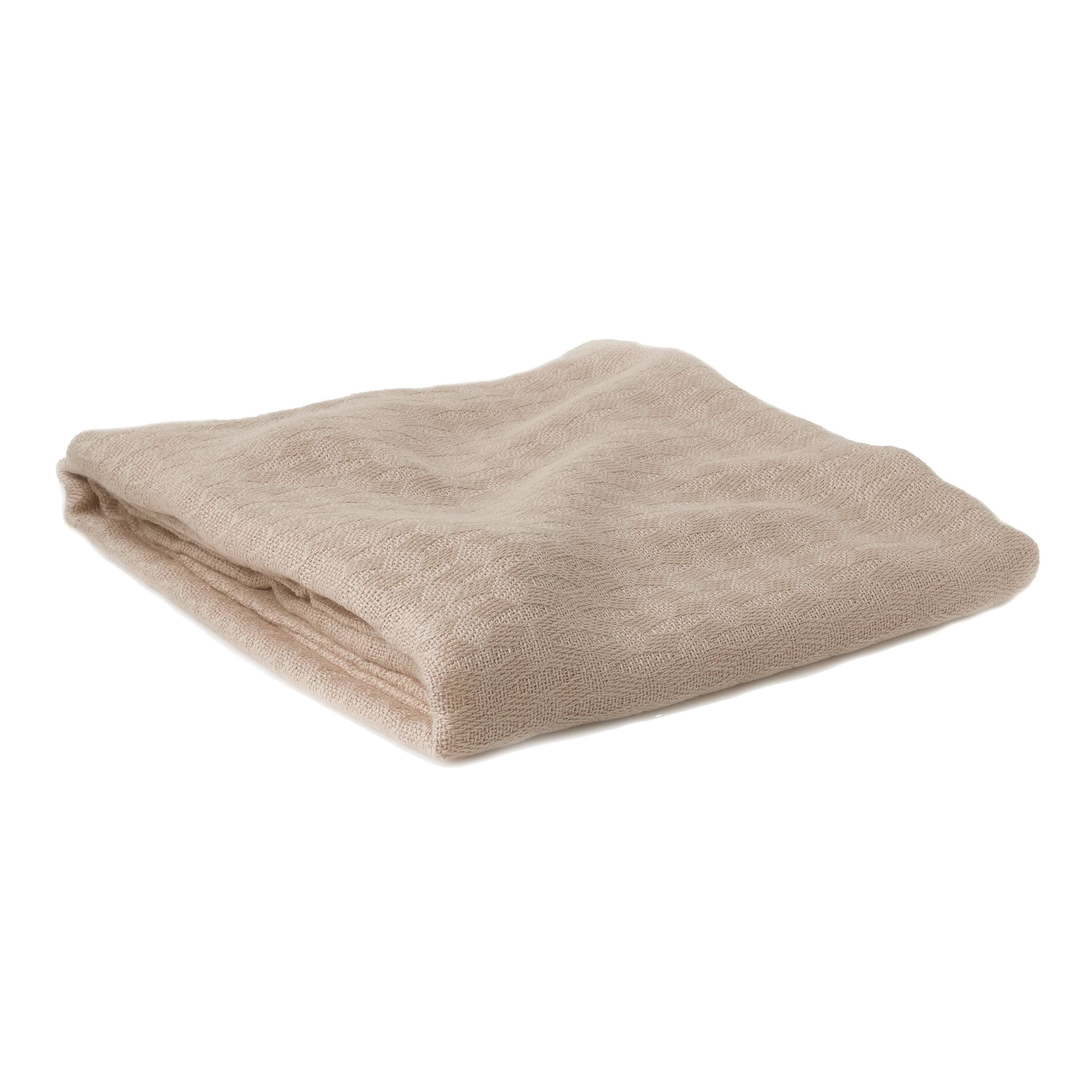 BedVoyage Rayon from Bamboo / Viscose Travel/Throw Blanket - Champagne