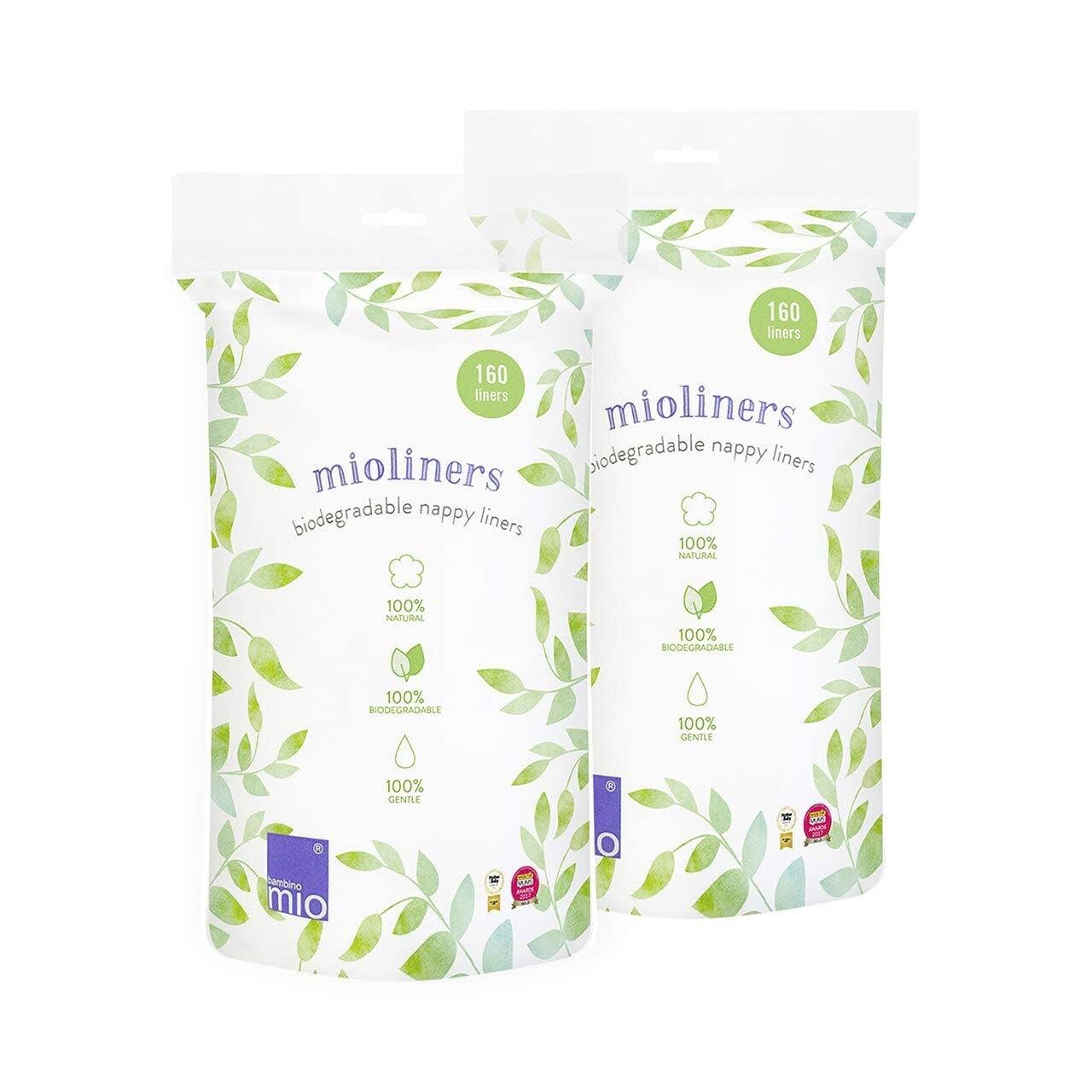 Bambino Mio Mioliners Diaper Liners 2 Pack