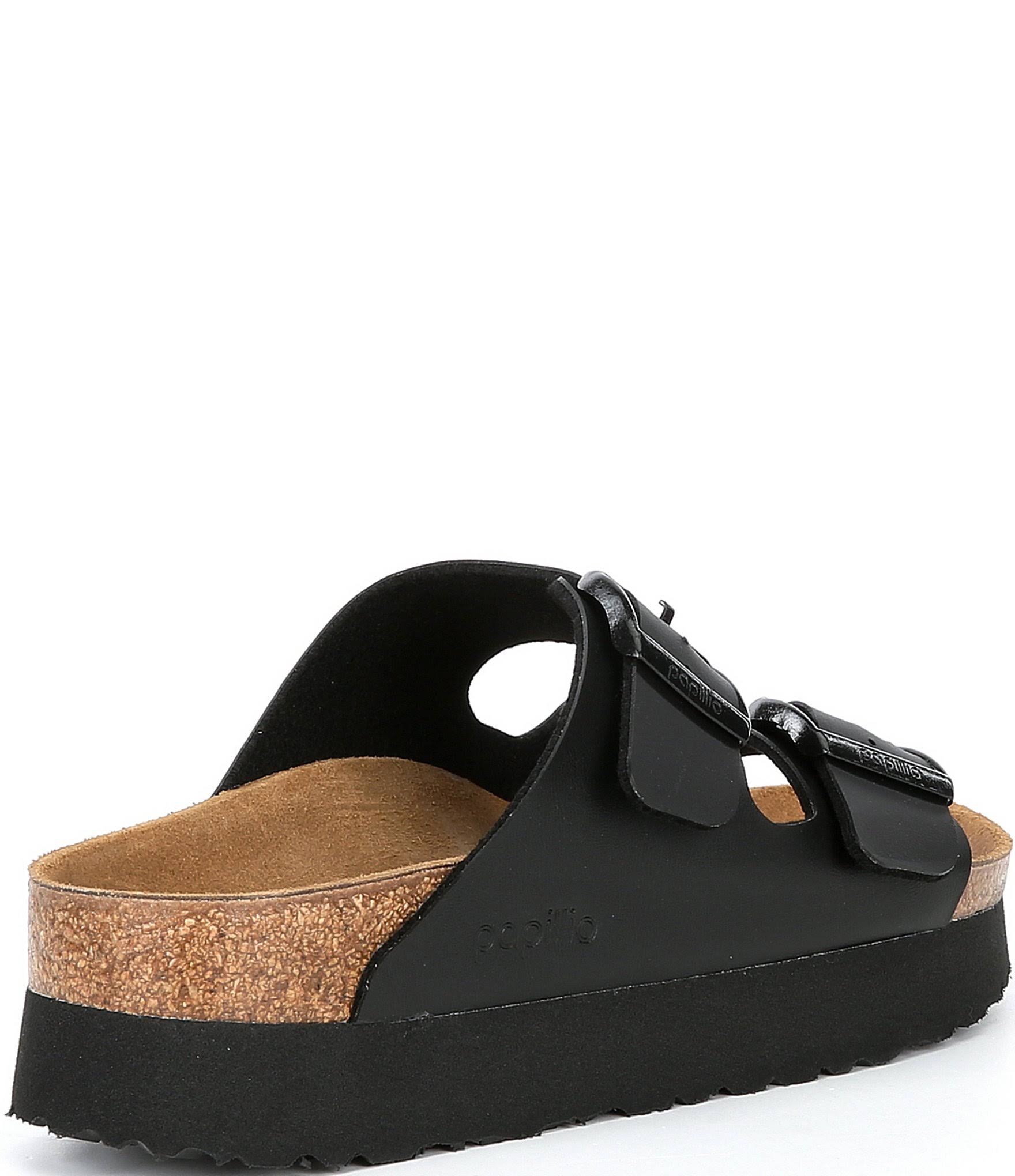 Birkenstock Women's Arizona Platform Black Birko Flor