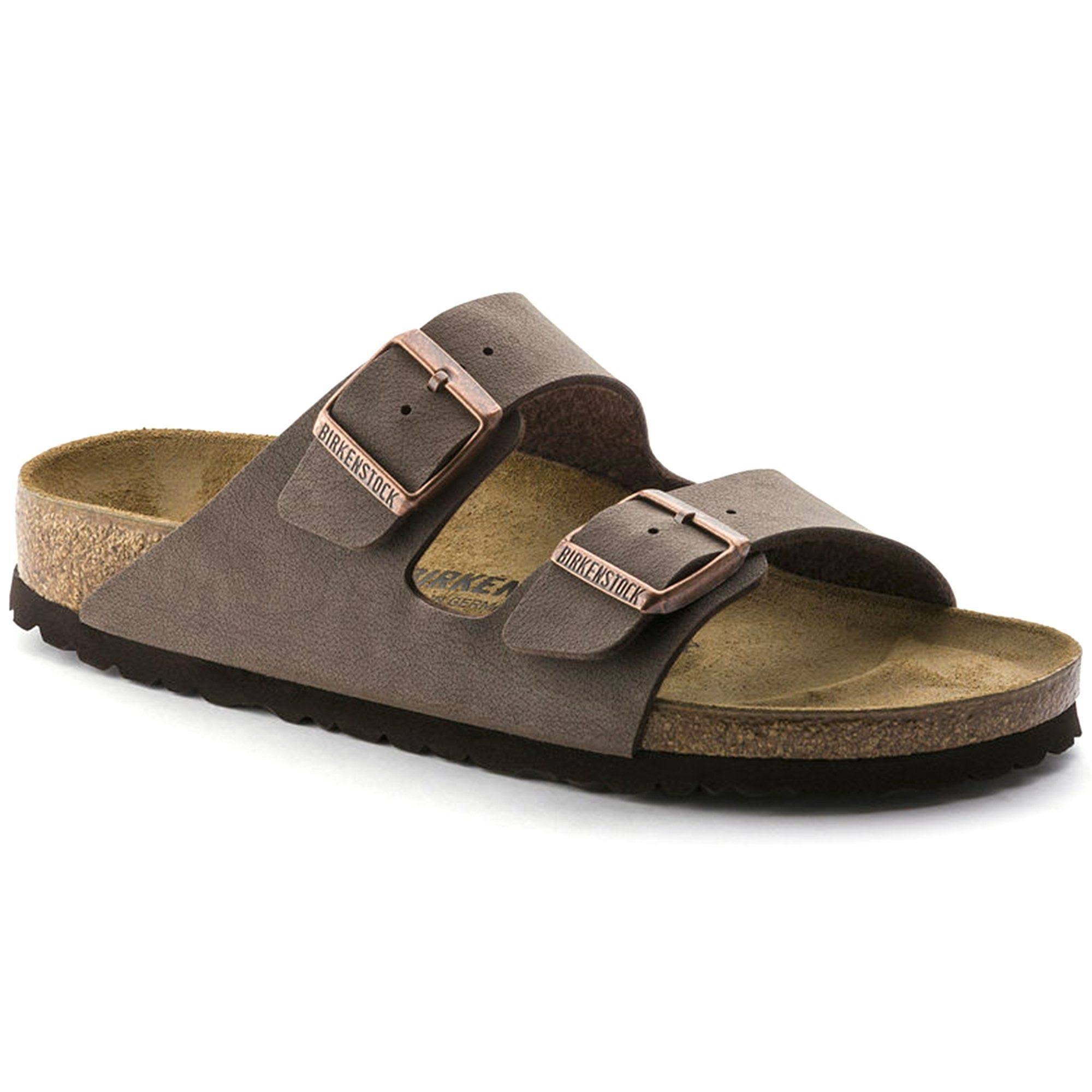 Birkenstock Women's Arizona Birkibuc Sandals, Brown
