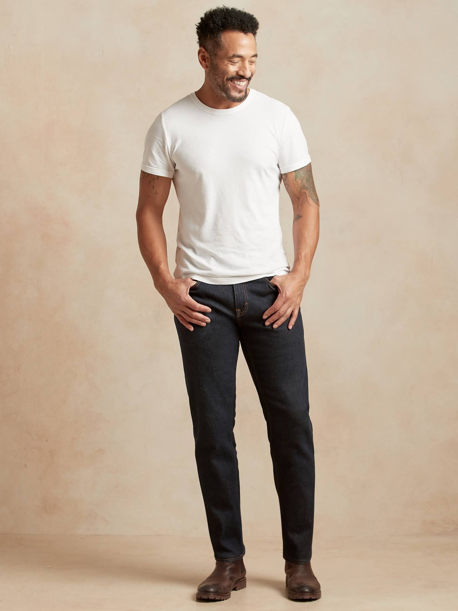 Banana Republic Men's Straight Legacy Jean Rinse Dark Wash Size 31W 32L