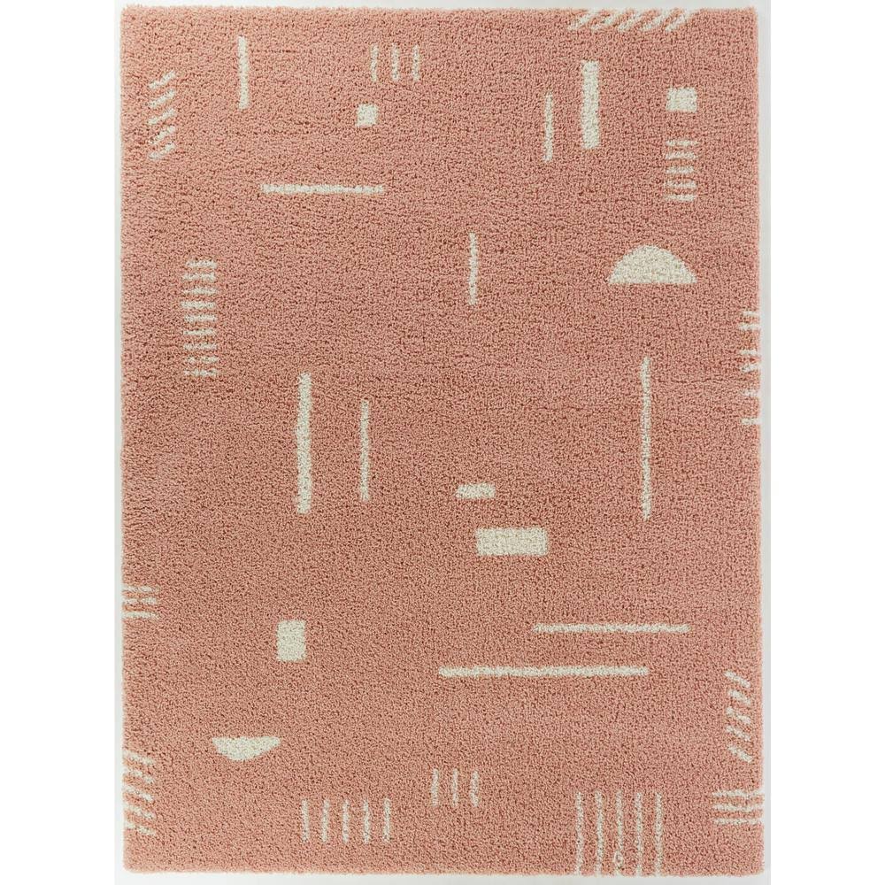 BALTA Rupa Pink 7 ft. x 9 ft. Modern Shag Area Rug