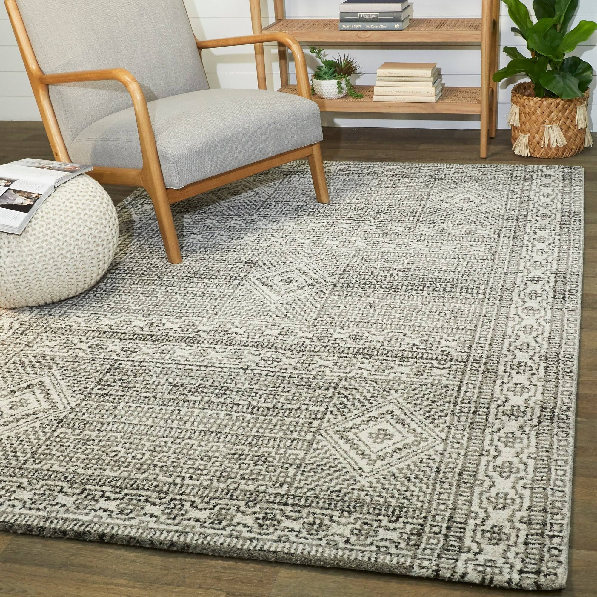 Berlage Transitional Area Rug - White - 7&10x22 x 10&