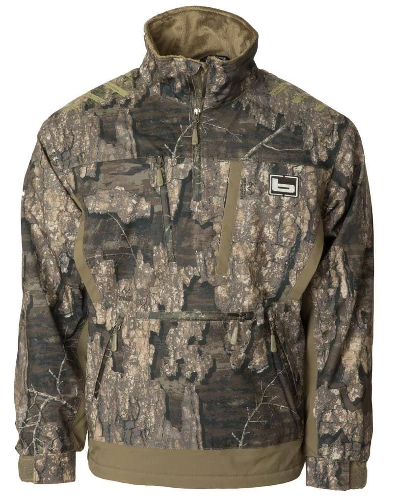 Banded Stretchapeake Insulated Quarter-Zip Pullover, M / Timber