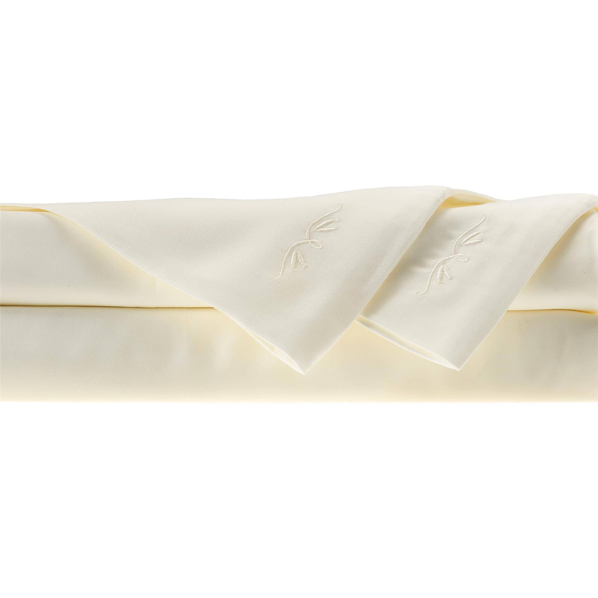 BedVoyage Rayon from Bamboo / Viscose Maternity Sheet Set, Size: Queen, Undyed Ivory
