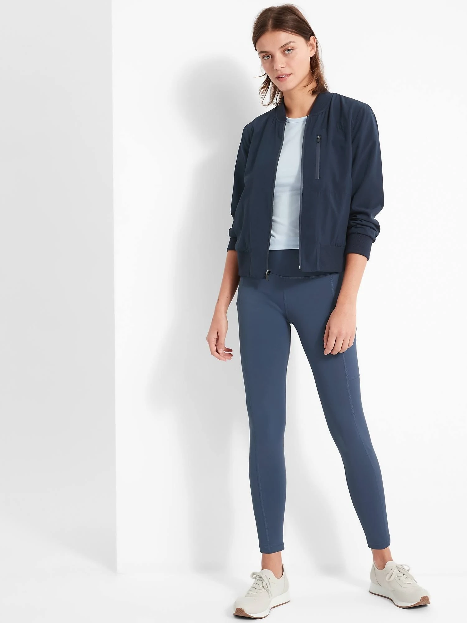Banana Republic Women's on The Go 7/8 Legging Vintage Blue Size L
