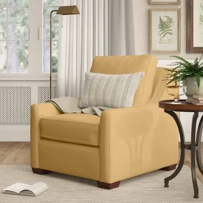 L? A 33x22 Wide Armchair Birch Lane Body Fabric: Bayou Sunshine
