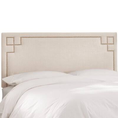 Mcardle Upholstered Panel Headboard Size: California King, Upholstery Color: Talc