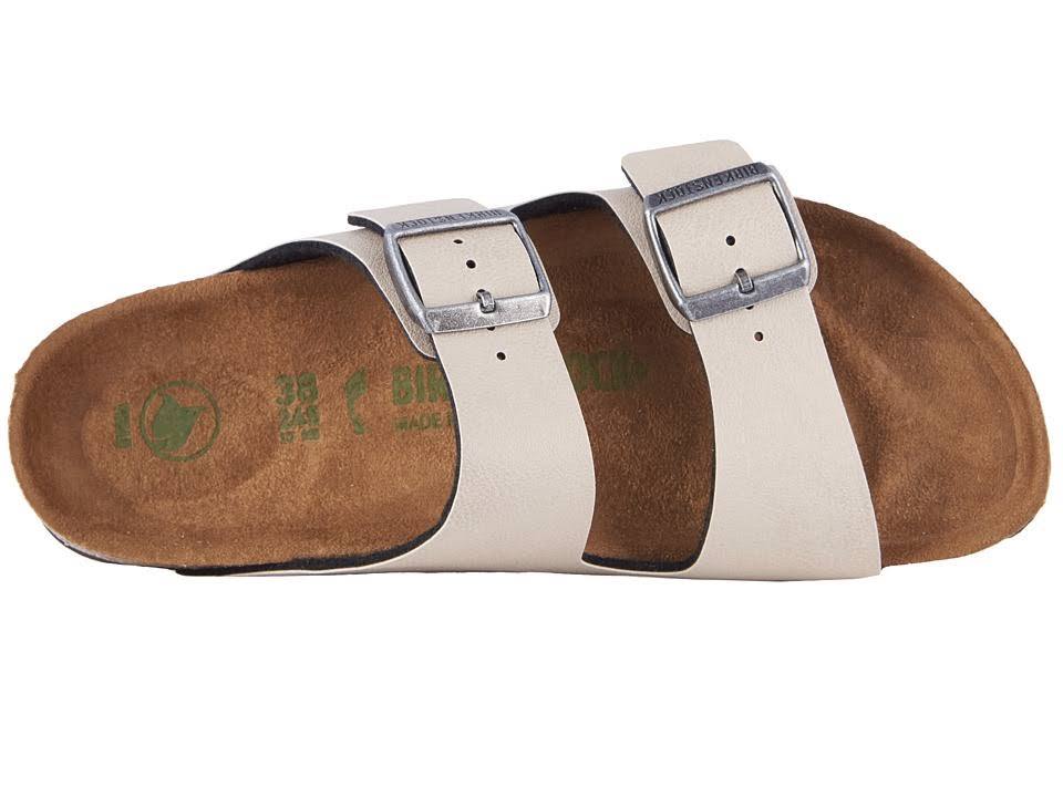 Birkenstock Arizona Vegan Birko-Flor Pull Up Stone 39 / Regular