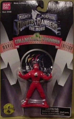 Mighty Morphin Power Rangers Movie Edition Collectible Figures - Red Ninja Ranger