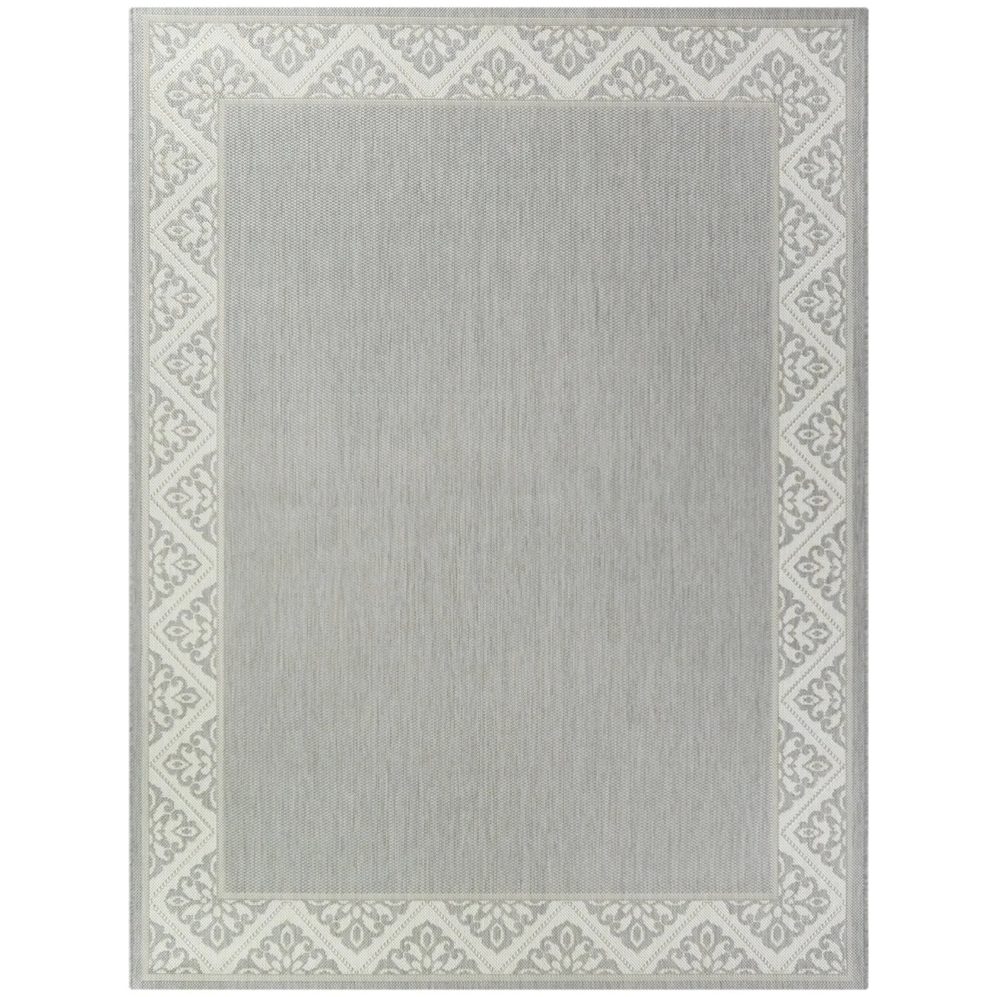 Signature Home Manor Indoor/Outdoor Area Rug - 5&3x22 x 7& - Grey