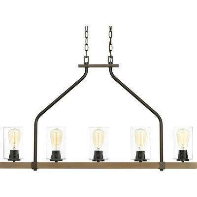 Richard 5 - Light Kitchen Island Linear Pendant