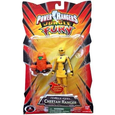Power Rangers Jungle Fury Cheetah Ranger Action Figure