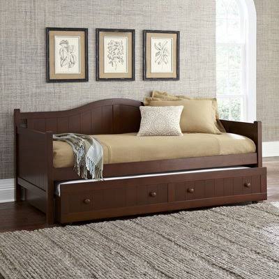 Rafferty Daybed Birch Lane Accessories: with Trundle, Finish: Cherry