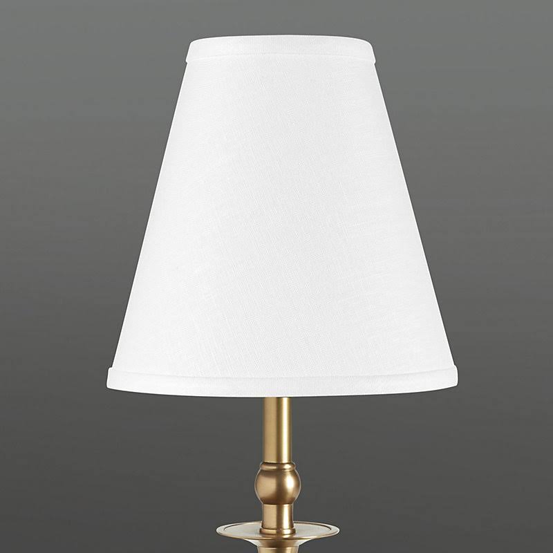 Couture Buffet Lamp Shade Flax Linen Bell - Ballard Designs