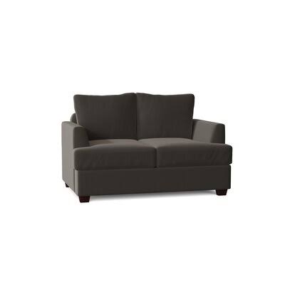 63x22 Pillow Top Arm Loveseat Birch Lane Body Fabric: Spinnsol Iron