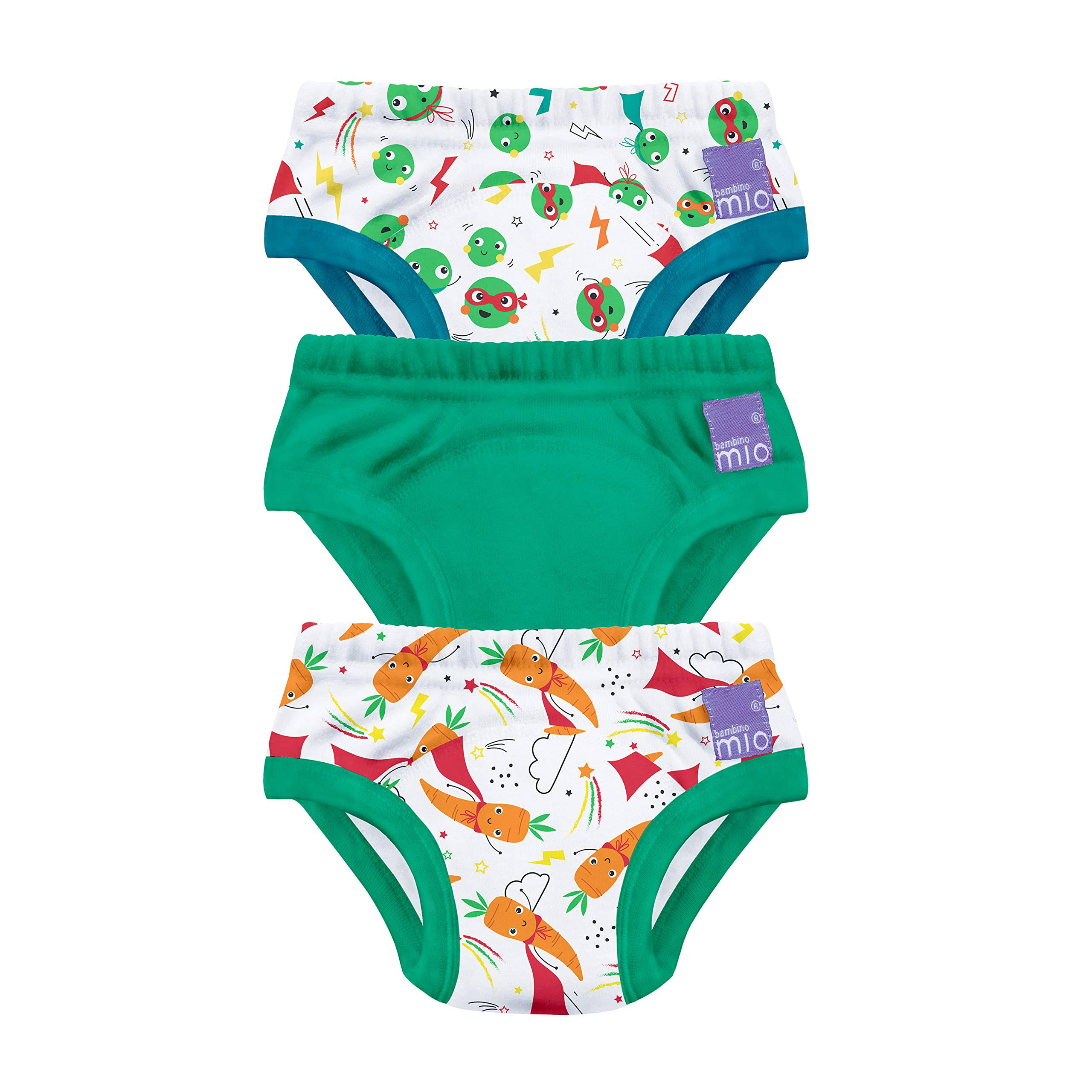 Bambino Mio Potty Training Pants, Captain Carrot, 2-3 Years, 3 Pack