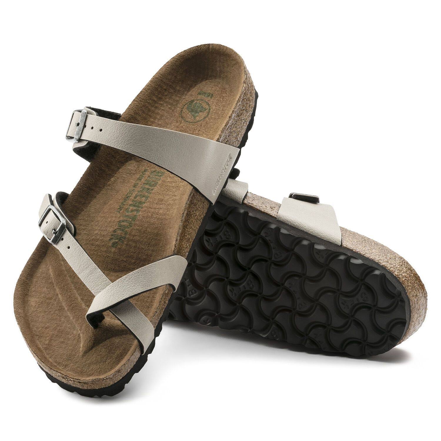 Birkenstock Women's Mayari Vegan (40 Stone Pull Up BF)