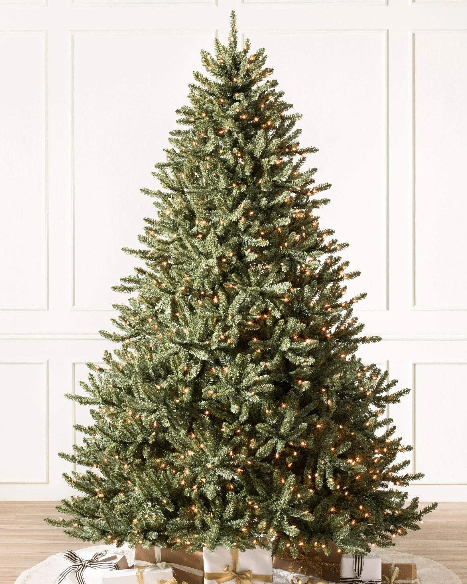 Balsam Hill Blue Spruce Artificial Christmas Tree, 7.5 Feet, Clear