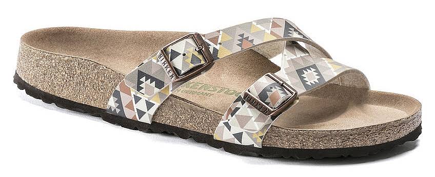 Birkenstock Women's Yao Balance Birko-Flor Sandals Ethno Mocha 3.5
