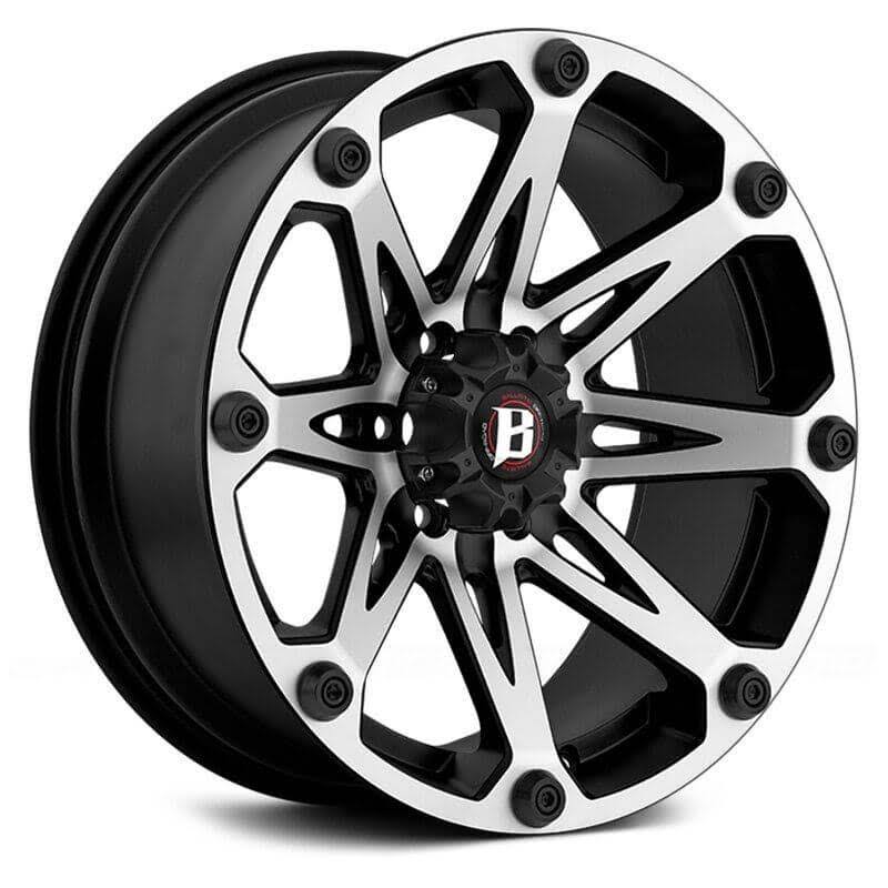 Ballistic 814290550-12FBM - 814 Jester 20x22 Flat Black Machined