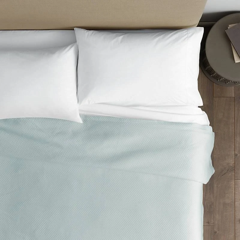 Signature Diamond Matelasse Coverlet - Gray King - Ballard Designs