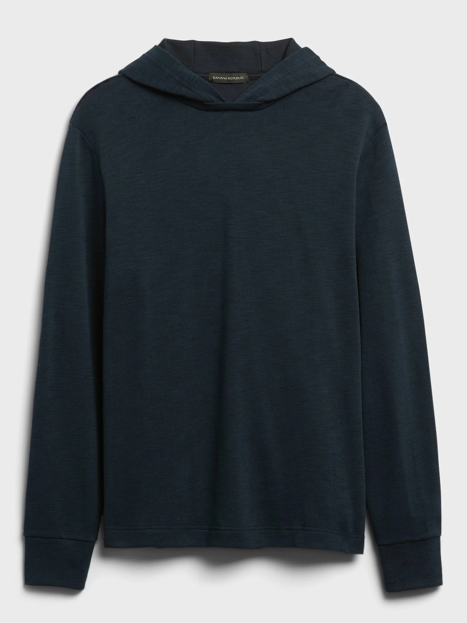 Banana Republic Men's Double-Knit Hoodie Sweatshirt Navy Size Xs