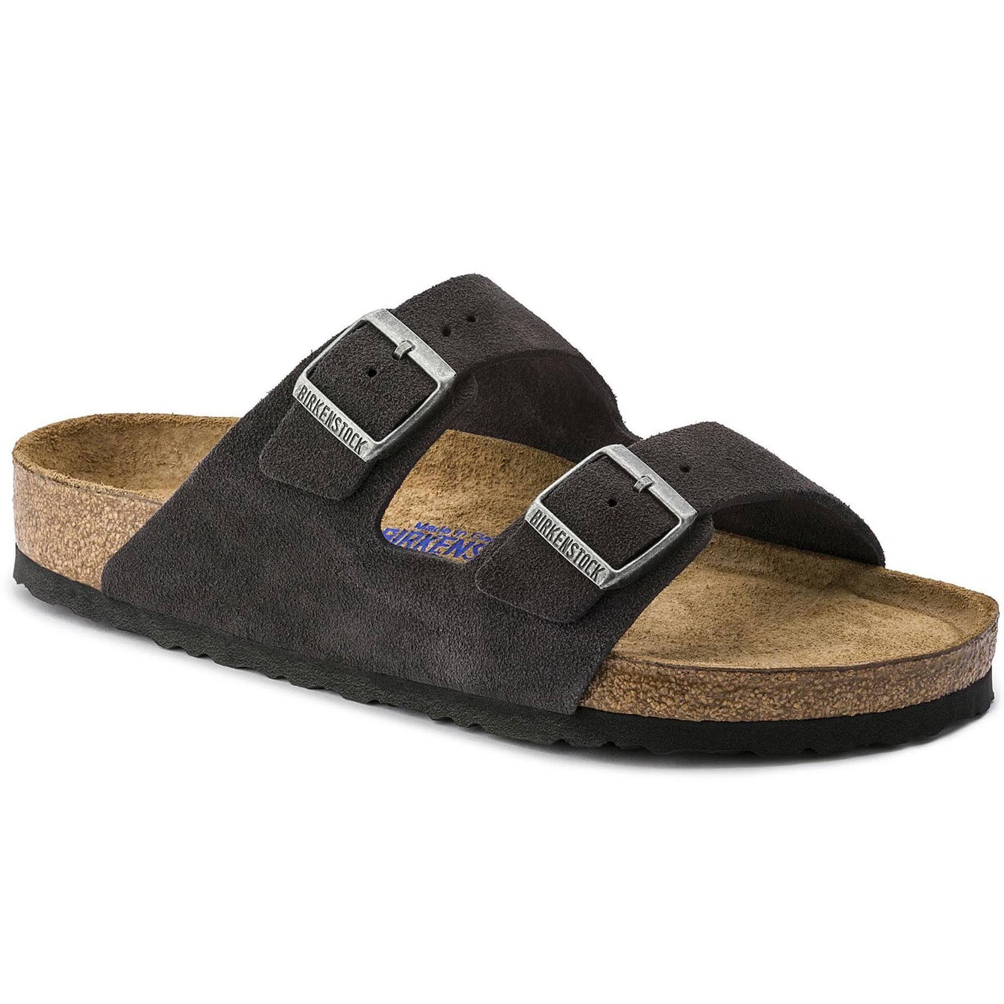 Birkenstock Arizona Soft Footbed (37 Velvet Gray Suede)