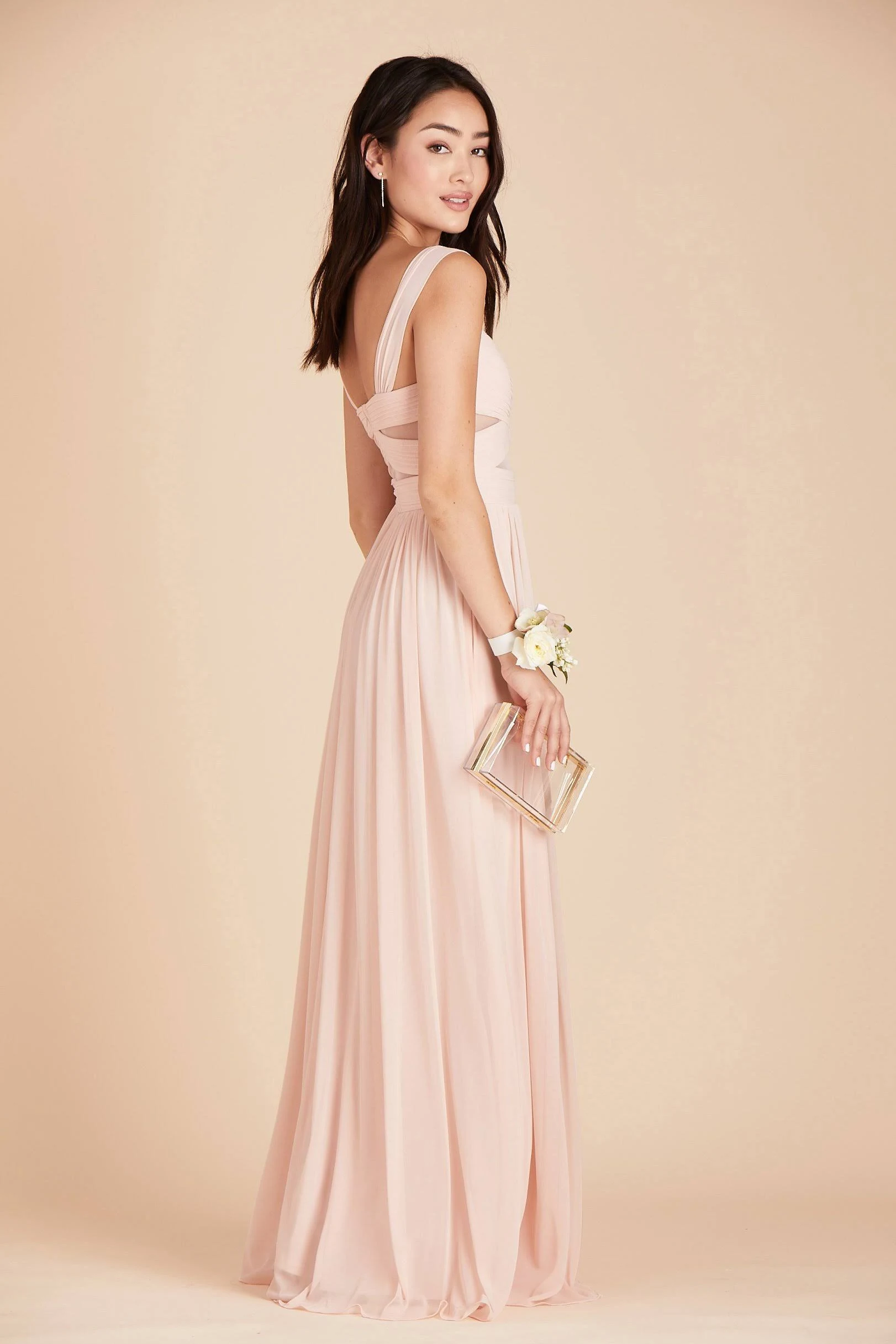 Birdy Grey Elsye Bridesmaid Dress in Pale Blush XXL / Pale Blush