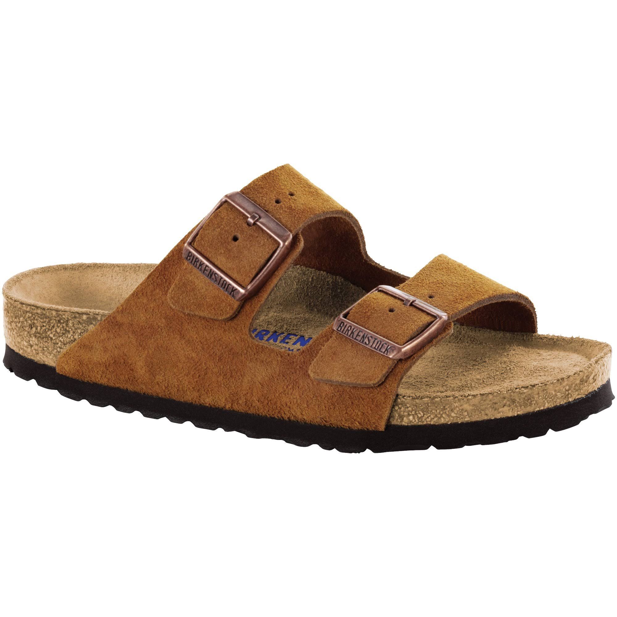 Birkenstock Arizona Soft Footbed (39 Narrow Mink Suede)