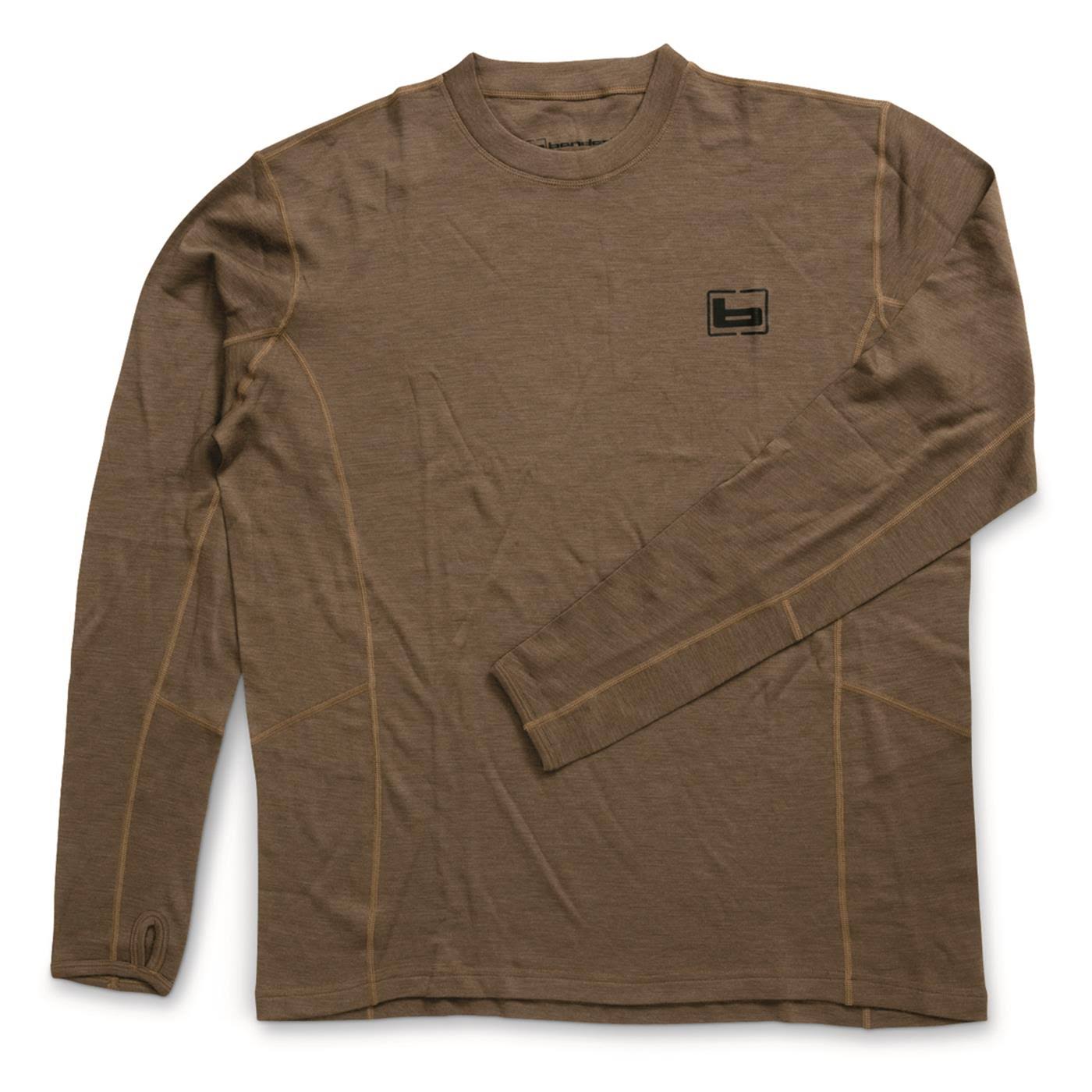 Banded Base Merino Wool Crew 230 Gram Chocolate / Large