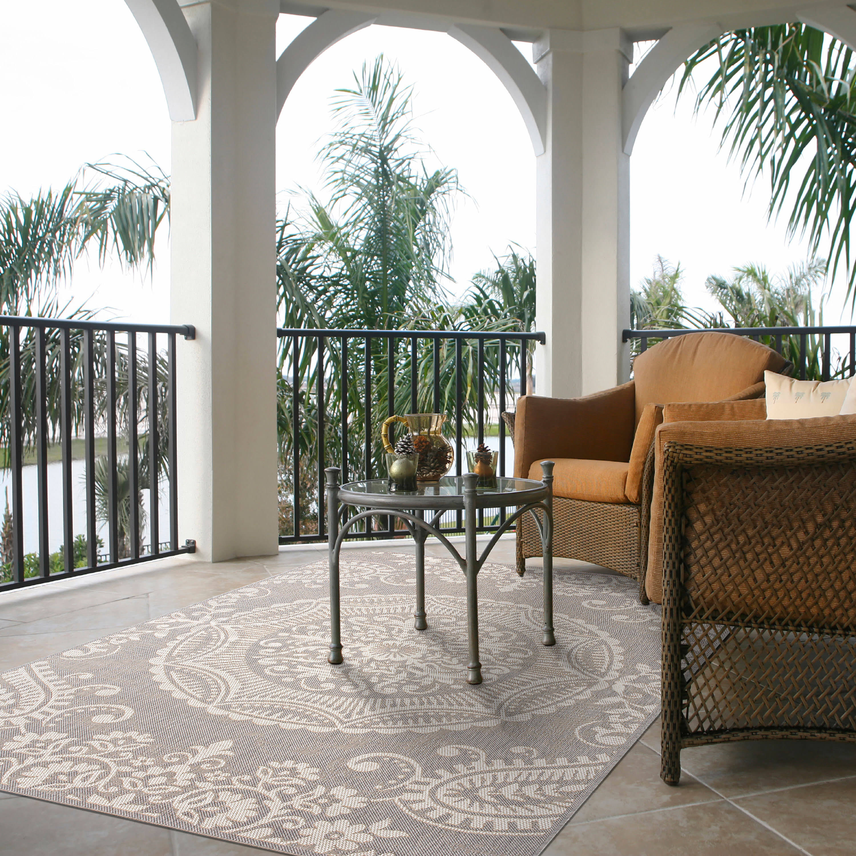 BALTA Rugs Benson Light Gray Indoor/Outdoor Area Rug