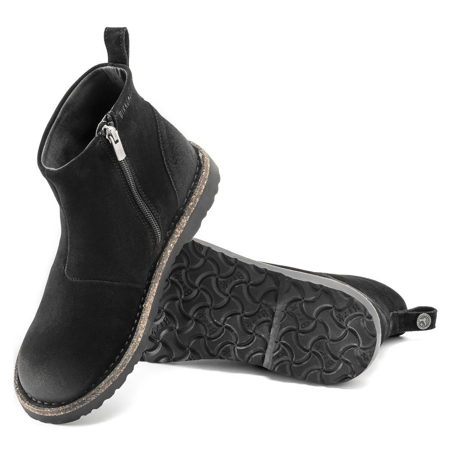 Birkenstock Melrose Suede Boot, Black / 42