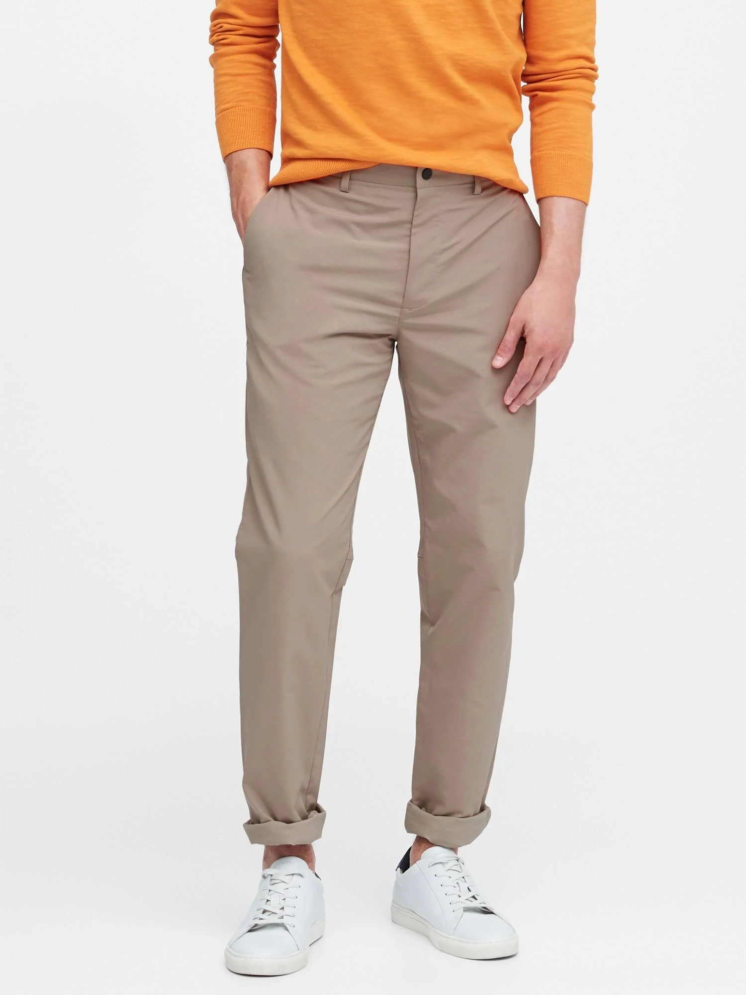 Banana Republic Men's Slim City Pant Moonstone Gray Size 36W 34L