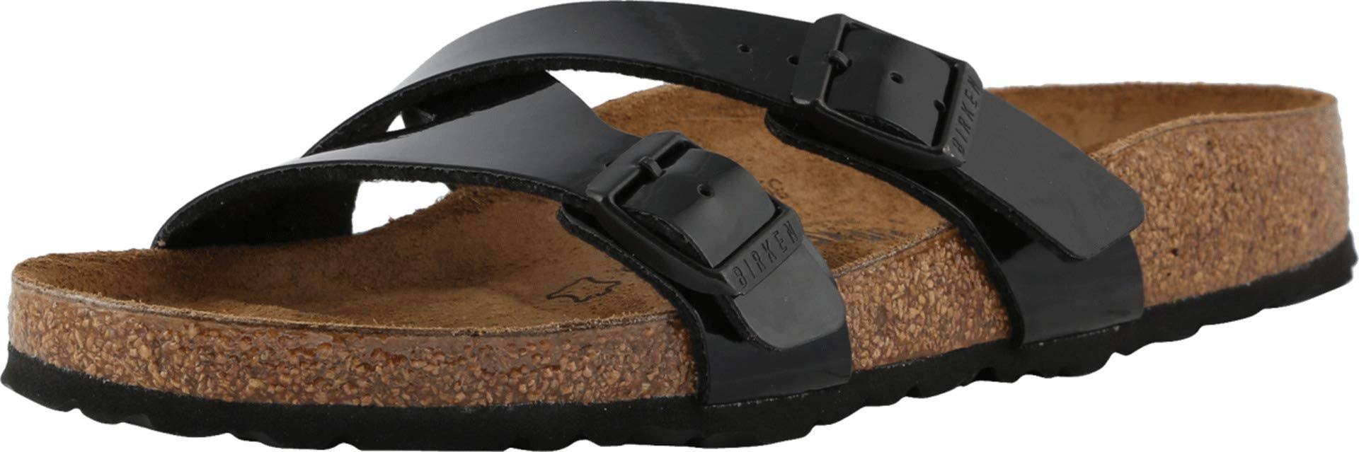 Birkenstock Women's Yao Birko-Flor Patent Black